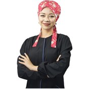 Resim Tesettür Kırmızı Ayıcık Doktor Hemşire Hastane Aşçı Cerrahi Teset Kırmızı 