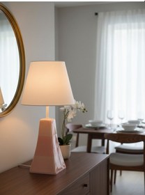 Resim Dekoratif Eyfel Kulesi Seramik Abajur Abj0016 