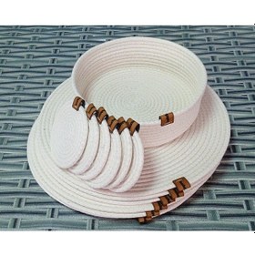 Resim 13 Parça American Servis Supla Runner Ekmek Sepeti Seti Krem 