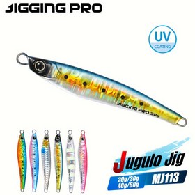 Resim JIGGINGPRO 20g30g40g60gJugulo Uzun Atış Balıkçılık Yem - Anti-Snag Tasarımı, Yüzme Karşıtı, Metalik Yansıtıcı Kaplama, Yüzme Balığı ve Crappie Yem, Deniz Balıkçılığı, Tatlı Su, Karadeniz, Tekne Balıkçılığı, Angling, Canlı Renk Deseni, Yüksek Kaliteli Metal 