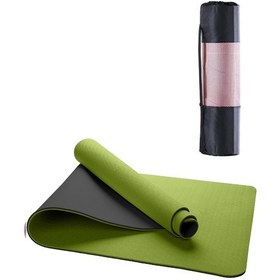 Resim Gymo Ekolojik 6Mm Tpe Yoga Matı Pilates Minderi Yeşil 