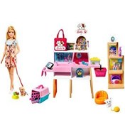 Resim Barbie ve Evcil Hayvan Dükkanı Oyun Seti GRG90 