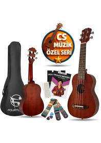 Resim Fourtune Raya UKS-21MN Soprano Ukulele Maun Hakiki Ağaç (ÖZEL SERİ) 