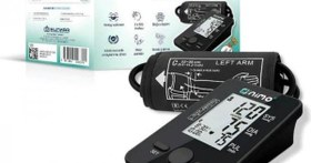 Resim Nimo Dijital Kol Tipi Konuşan Tam Otomatik Dijital Tansiyon Aleti DBP-1318 Kol Pilli-Adaptör Girişli(Telefon Şarj Adaptörü) 