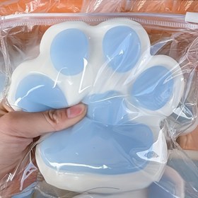 Resim Devasa peluş kedi pati rahatlatıcı oyuncak - ilginç yoğurma oyuncağı, sınıf ve öğrenci arkadaşları için mükemmel hediye Paskalya ve doğum günü partilerinde, Anneler Günü hediyeleri için en iyi seçim 
