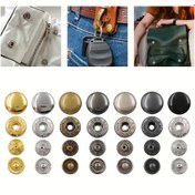 Resim 100 adet 10/12.5/15/17/20mm Metal Tokalar 