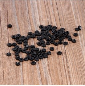 Resim Jeemson M3 Plastik Altıgen Somun - 0.5mm Iğne Mesafesi, 8mm Iç Vida Uzunluğu, 100 Adet/paket 