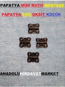 Resim Papatya Dekoratif Mini Tavla ve Kutu Menteşe Oksit Renk 100 Adet 