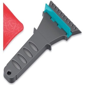 Resim Slıkonlu Buz Kazıyıcı Buz Kırıcı Araç Kar İçin Cam Temizleyici 