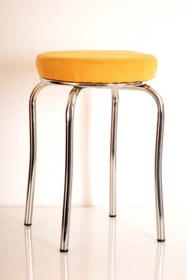 Resim yılmaz masacılık 6 Adet Renkli Tay Tüyü-2 Ahtapot Tabure Mutfak Taburesi Demir Tabure 