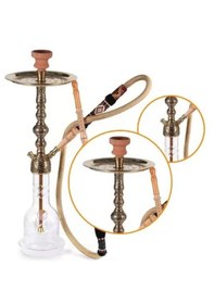 Resim Elmas Kilitli Kahveci Nargile Takımı Bakır 