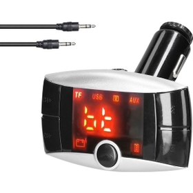 Resim Xindoker Siyah Oto Mp3 Çalar, Bluetooth 5.0 Fm Transmitter, 3.1a Çift Usb, El-işsiz Arama, Kayıpsız Ses, 12-24v 