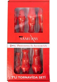 Resim Samuray Profesyonel Tornavida Seti 7 Li - 7000 