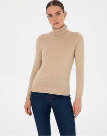 Resim Pierre Cardin Kadın Bej Kazak /triko 50315747-vr011 Bej 