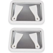 Resim Empoorlium Dondurma Dondurulmuş Yoğurt Makinesi Paslanmaz Çelik Kızarmış Buz Tepsisi Kızarmış Yoğurt Makinesi Kompakt Ev Dondurma Makinesi Seti (Yurt Dışından) 