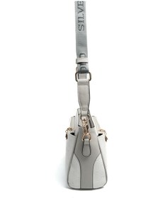 Resim Silver Polo Sp1273 Kadın Çapraz Çanta Logolu Beyaz-a.gri 