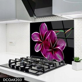 Resim Olinpa Cam Ocak Arkası Koruyucu | Çiçek 