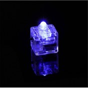 Resim Ruicoo Akvaryum Işıklı Dekoratif Led Lamba - Renkli Mini Pilli Işık, Ev Ve Ofis Dekorasyonu İçin Dayanıklı Plastik Mavi 