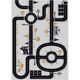 Resim Concepta Capella Dijital Baskılı Çocuk Kilimi Ç09 120x180 cm 
