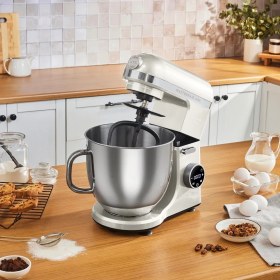Resim Karaca Mastermaid Chef Ultra D2000W Dijital Ekranlı Hamur Yoğurma Makinesi Starlight 7l 