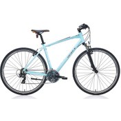 Resim Carraro Sportive 220 28 Jant 457h 21v Vb Şehir Bisikleti Mavi Siyah Turuncu Mavi 