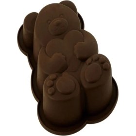 Resim Tinky Winky Büyük Ayıcık Desenli Kek Silikon Kalıp 