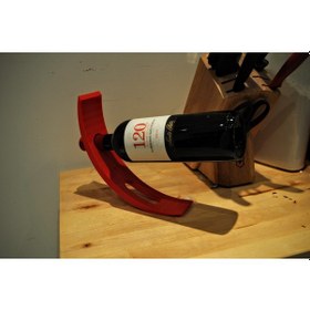 Resim Opencart Kavisli Şarap Tutucu Şişe Kesimi Sadece Plastik Aparattır 