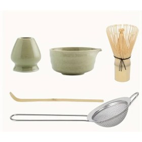 Resim Mermery Japon matcha demleme seti beş parçası set 