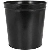 Resim Mimaks Çöp Kovası Metal Siyah D-1 
