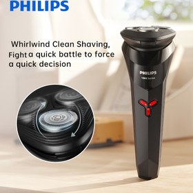 Resim For Philips Shaver serisi 1000 Elektrikli Tıraş Makinesi S1113 PowerCut Bıçak ContourFlex Tıraş Başlığı Otomatik Taşlama Bıçağı 3D Yüzen Tıraş Başlığı Ergonomik Tasarım USB Şarj 1 Saat Tam Şarj 30 Dakika Çalışma Süresi 
