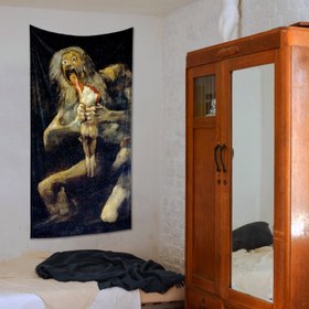 Resim Saturn Devouring His Son Duvar Örtüsü - 100 cm x 135 cm 