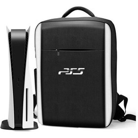 Resim Neevoyu Ps5 Konsolu Taşıma Çantası: Çift Omuzlu Ve El Çantası 2-in-1, Dayanıklı Kumaş, Pratik Depolama, Trendy Tasarım 