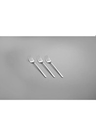 Resim Nehir Sofia Çatal Kaşık Bıçak Seti - 18 Parça Çatal Kaşık Bıçak Seti Takımı 6 Kişilik Gri 