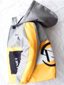 Resim GallanD Çocuk Mont Hardal Gri Renk Tak Çıkart Kapüşonlu Fermuarlı Elyaflı Orta Kalın Kışlık Dijital Baskılı 