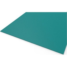 Resim 1,2x8,5 Z-mat Paspas Yolluk Kaymaz Kaydırmaz Zemin Paspası Turkuaz Mqbqö8 