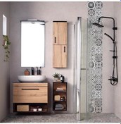 Resim Orka Knidos 90 Cm Mdf Legnano Banyo Dolabı Takımı Ve Boy Dolabı Çok Renkli 