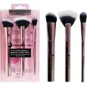 Resim Nascita Pro Metalik Çok Amaçlı Makyaj Fırça Seti 3lü -103 