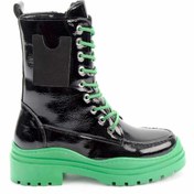 Resim Bambi Siyah Yeşil Kadın Bot & Bootie K02792000408 