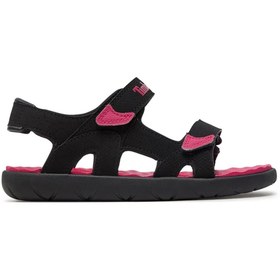 Resim Timberland Siyah Erkek Çocuk Sandalet TB0A5M3NEDJ1-Perkins Row BACKSTRAP 