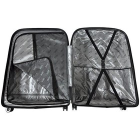 Resim Raccon First Polo's Kırılmaz Pp Büyük Boy Valiz - Siyah Siyah 