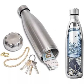 Resim HEPBİMODA Özel Gizli Bölmeli Para Saklama Kasası Su Şişesi Termos 