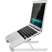 Resim Saiji X1 Alüminyum Beyaz Laptop Standı Bix