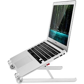 Resim Saiji X1 Alüminyum Beyaz Laptop Standı 