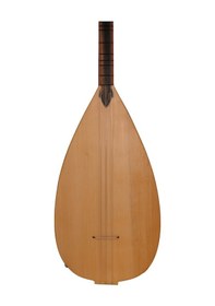 Resim Telli Çalgı Yapım Kısa Sap Oyma Dut 42 Tekne Profesyonel Bağlama 