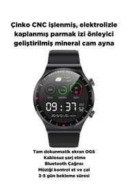 Resim Hikıng Wh4 Akıllı Saat Kordon Hediyeli Ios Android Uyumlu Arama Özellikli Nabız tansiyon ölçme 