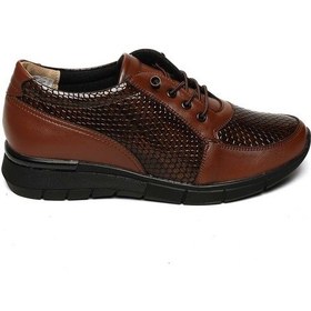 Resim Bestello Bağcıklı Poli Taban Comfort 018-f211-25k Kadın Ayakkabı Taba 