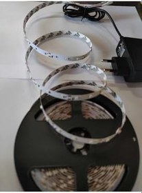 Resim Kırmızı Şerit Led Ve Adaptör Tak Çalıştır, dekoravenşerit 
