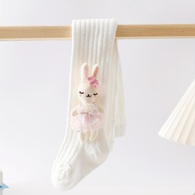 Resim 1 Çift Kız Ballet Taytı - Yumuşak Esnek Çizgili Tayt, Ruffled Cuffs, Nefes Alabilen Bahar/Sonbahar Dans Çorapları, Gençler ve Gençler İçin, Sadece Elde Yıkama, Bale Ayakkabıları, Gençler'in Dans Giyimleri, Eğlenceli Gençler'in Ayakkabıları, Esnek Gençler Giyimleri 