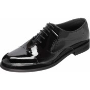 Resim Costo Shoes CS1365 Siyah Rugan Erkek Klasik Ayakkabı Rahat Geniş Kalıp 