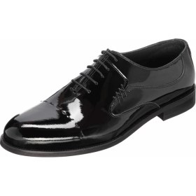 Resim Costo Shoes CS1365 Siyah Rugan Erkek Klasik Ayakkabı Rahat Geniş Kalıp 